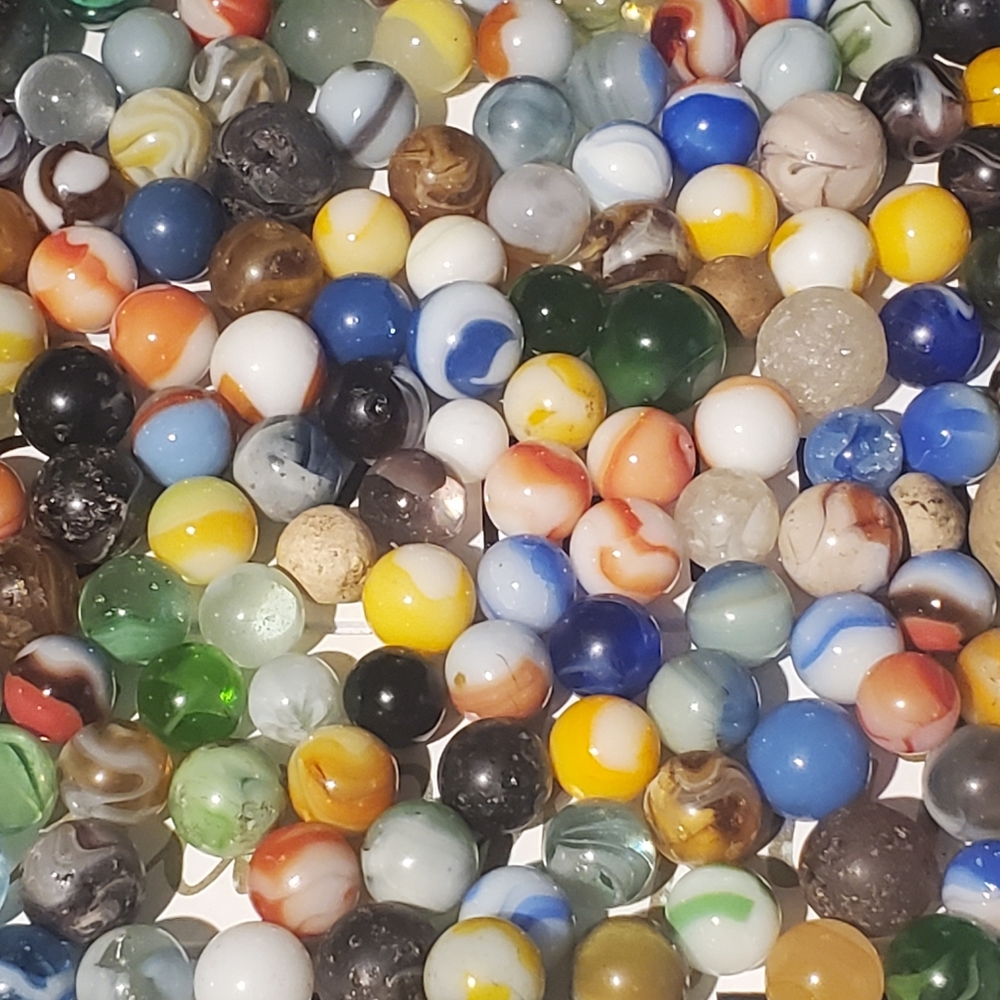 HUGE MARBLES COLLECTION 34LBs GERMAN CAC AKRO PELTIER JABO MARBLE KING DISPLAYS - Picture 13 of 16